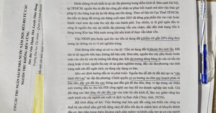 Bất động sản cũng là một loại tài nguyên và có khái niệm "lời nguyền tài nguyên" dành cho các nền kinh tế phụ thuộc vào nó