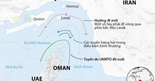 Iran tuyên bố đánh trúng loạt tàu dầu ở eo biển Hormuz