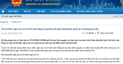 Bộ Xây dựng nói gì về chênh lệch phí đi cao tốc và quốc lộ?