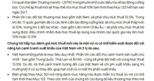 Mỹ áp thuế mới lên Việt Nam, tỷ trọng hàng hóa xuất khẩu được miễn thuế lại tăng từ 34% lên hơn 40%