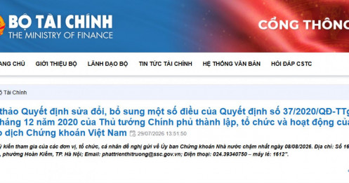 Bộ Tài chính đưa đề xuất quan trọng trong việc vận hành TTCK