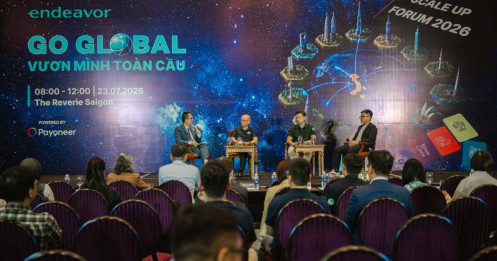 Chủ tịch 24HMoney Phan Minh Tâm đồng hành cùng hệ sinh thái khởi nghiệp tại Endeavor Scale Up Forum 2026