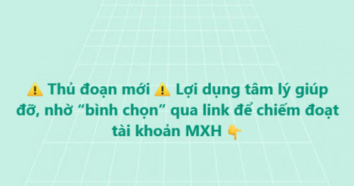 Công an cảnh báo thủ đoạn mới