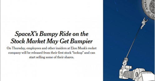 Sóng gió mới với Elon Musk: Gần 1 tỷ cổ phiếu sắp "xả", SpaceX đối mặt áp lực lớn