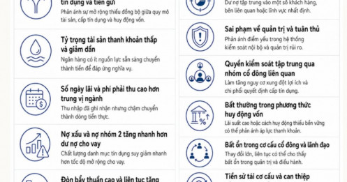 11 dấu hiệu cảnh báo sớm ngân hàng mất thanh khoản
