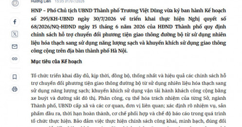 Hà Nội miễn 100% vé xe buýt Vành đai 1, hỗ trợ 30% lãi suất vay đổi xe xanh