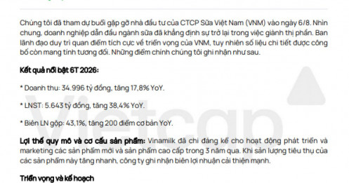 Vinamilk (VNM) sắp có thêm 8000 con bò