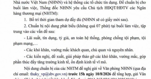 Thủ tướng sắp làm việc với các ngân hàng: Lãi suất, tín dụng, tỷ giá sẽ có gì mới?