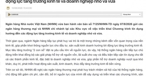 Điều kiện 'hưởng' lãi suất ưu đãi gói 220.000 tỷ đồng của NHNN