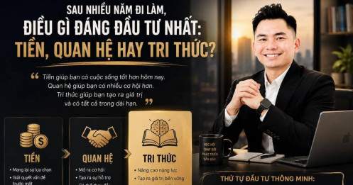 Sau nhiều năm đi làm, điều gì đáng đầu tư nhất: tiền, quan hệ hay tri thức?