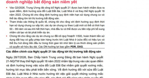 Tiền chuẩn bị chảy sang hướng mới ở thị trường BĐS, 2 cái tên đáng chú ý