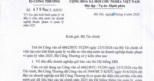 Bộ Công Thương báo cáo tình hình quản lý vốn tại 7 doanh nghiệp