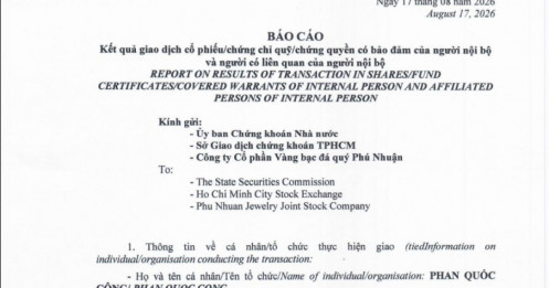 PNJ vừa báo lỗ kỷ lục, TGĐ vẫn chi hàng chục tỷ mua cổ phiếu