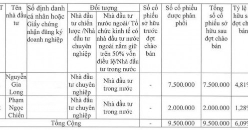 2 cá nhân mua 9,5 triệu cổ phiếu SBS, giá phát hành cao gần gấp đôi thị giá