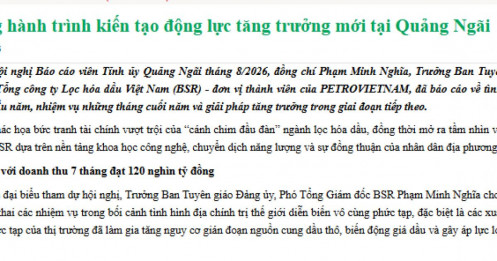 BSR báo lãi gần 19.000 tỷ sau 7 tháng