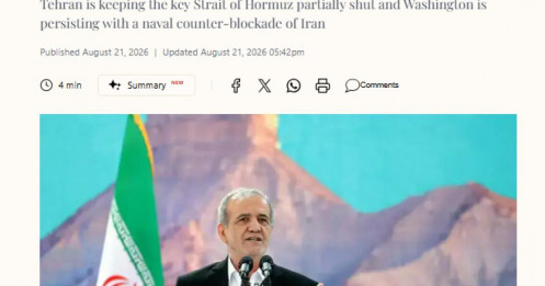 Tổng thống Iran: Đã đến lúc kết thúc cuộc chiến với Mỹ