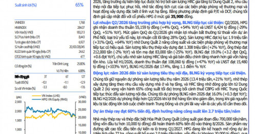 HPG được Shinhan định giá 35.900 đồng, upside 65%: Giá hiện tại đang “rẻ” đến mức nào?