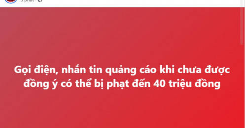Gọi điện, nhắn tin quảng cáo chưa xin phép: Có thể bị phạt tới 40 triệu đồng!