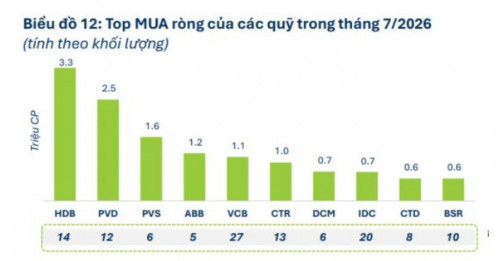 Quỹ thủ thế, tiền mặt tăng nhưng HDB, PVD, VCB vẫn được “gom”
