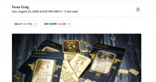 BofA vẫn “chốt kèo” vàng: Nhà đầu tư nên tiếp tục duy trì vị thế mua