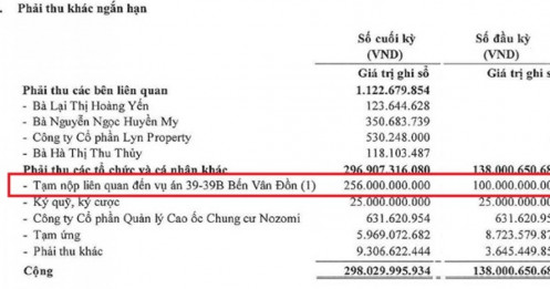 QCG nộp thêm 156 tỷ liên quan vụ 39-39B Bến Vân Đồn