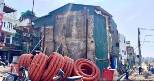 Mục sở thị khu đất rộng 6.800m2 kẹp giữa La Thành và Vành đai 1 chuẩn bị thành vườn hoa, bãi đỗ xe