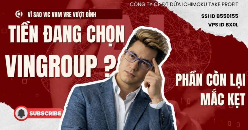 Chứng khoán hôm nay: Tiền đang chọn Vingroup, Vì sao VIC VHM VRE vượt đỉnh, phần còn lại bị mắc kẹt?