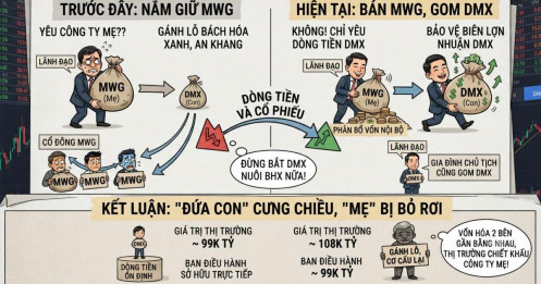 Tín hiệu dòng tiền từ quyết định mua bán cổ phiếu MWG, DMX của ban lãnh đạo