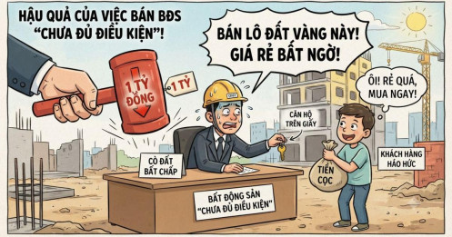 Bất động sản “chưa đủ điều kiện” mà vẫn bán, mức phạt có thể lên 1 tỷ