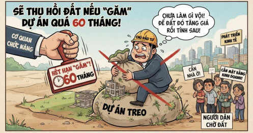 Sẽ thu hồi đất nếu 'găm' dự án quá 60 tháng