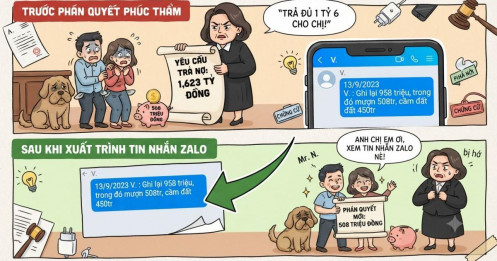 Chỉ một đoạn chat Zalo, vợ chồng ở Cần Thơ “giảm nợ” hơn 1 tỷ đồng