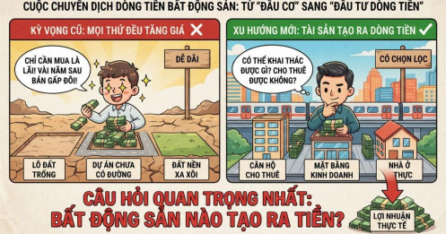 Dòng tiền có thể quay lại BĐS, nhưng không phải cứ mua đất rồi chờ tăng giá là thắng