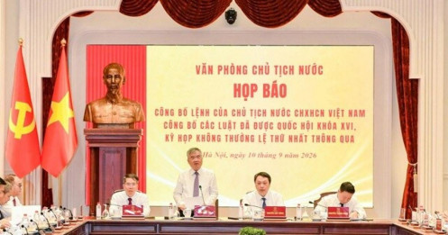 Công bố Lệnh của Chủ tịch nước về Luật sửa đổi, bổ sung một số điều của Luật Ngân hàng Nhà nước Việt Nam, Luật Phòng, chống rửa tiền và Luật Các tổ chức tín dụng