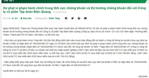 4 công ty niêm yết bị gọi tên vì lợi nhuận 2025 “đẹp quá”, nhà đầu tư cần chú ý
