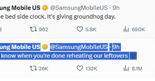 Iphone gập vừa ra mắt, Samsung đã 'cà khịa'