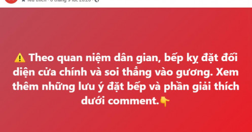 Đặt bếp thế nào để vừa tiện sử dụng vừa hợp quan niệm dân gian? Nhà xây mới nên biết