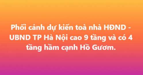 Hà Nội sắp có tòa nhà 9 tầng, 4 tầng hầm bên Hồ Gươm?