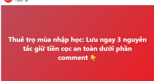 Mùa nhập học, sinh viên thuê trọ nhớ 3 nguyên tắc này để không “mất oan” tiền cọc