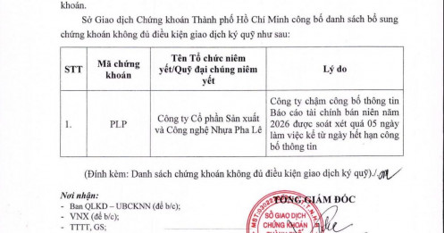 HOSE công bố 73 mã cổ phiếu bị cắt margin tháng 9