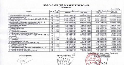 EVN lãi hơn 20.800 tỷ đồng sau 6 tháng, tiền gửi ngân hàng vượt 164.000 tỷ đồng