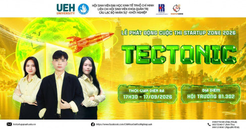 Khai màn Startup Zone 2026 "TECTONIC": Nơi ý tưởng trẻ biến thành hiện thực