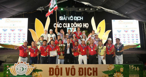 CLB Golf Họ Đỗ Đậu vô địch Giải Vô địch các CLB Dòng Họ mùa thứ 6