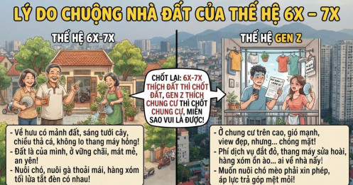 Lý do chuộng nhà đất của thế hệ 6x–7x