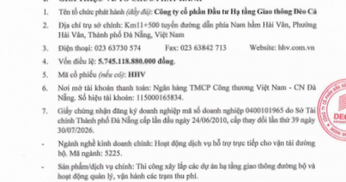 Hơn 497 tỷ đồng từ đợt phát hành cổ phiếu của Đèo Cả đã được giải ngân