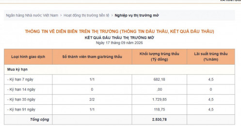 NHNN bất ngờ hút ròng gần 12.000 tỷ đồng trong phiên 17/9: Tiền đang được rút khỏi thị trường?