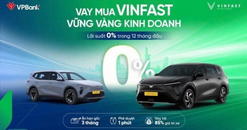 Bứt phá thu nhập với gói vay mua xe VinFast từ VPBank: Lãi suất 0%, duyệt hồ sơ trong 1 phút