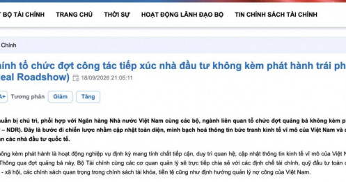 Bộ Tài chính khẳng định Việt Nam chưa phát hành trái phiếu quốc tế