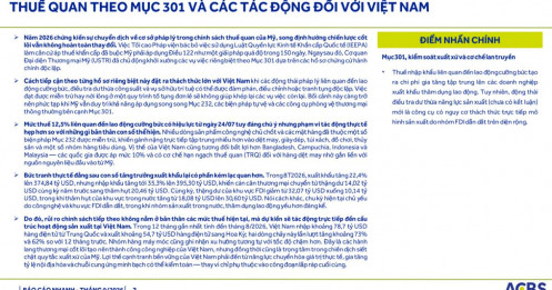 Hoa Kỳ dồn dập điều tra thuế quan với Việt Nam: Những doanh nghiệp niêm yết nào đáng chú ý?