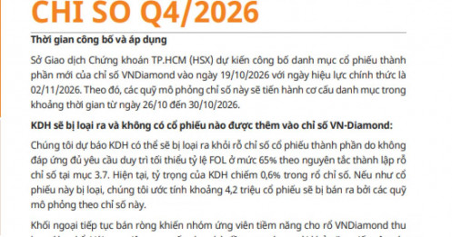 Rổ VNDiamond sắp xáo trộn: PNJ, NLG, REE được dự báo hút hàng triệu cổ phiếu