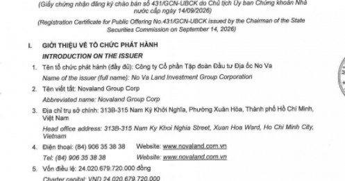 Novaland (NVL) chốt ngày chào bán gần 800 triệu cổ phiếu để cơ cấu nợ